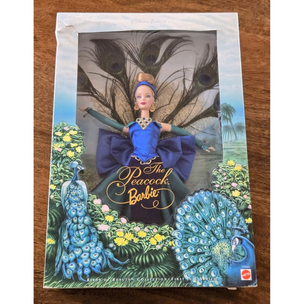 Vintage 1998 The Peacock Barbie Doll Collector's Edition (1st In Series) #19365